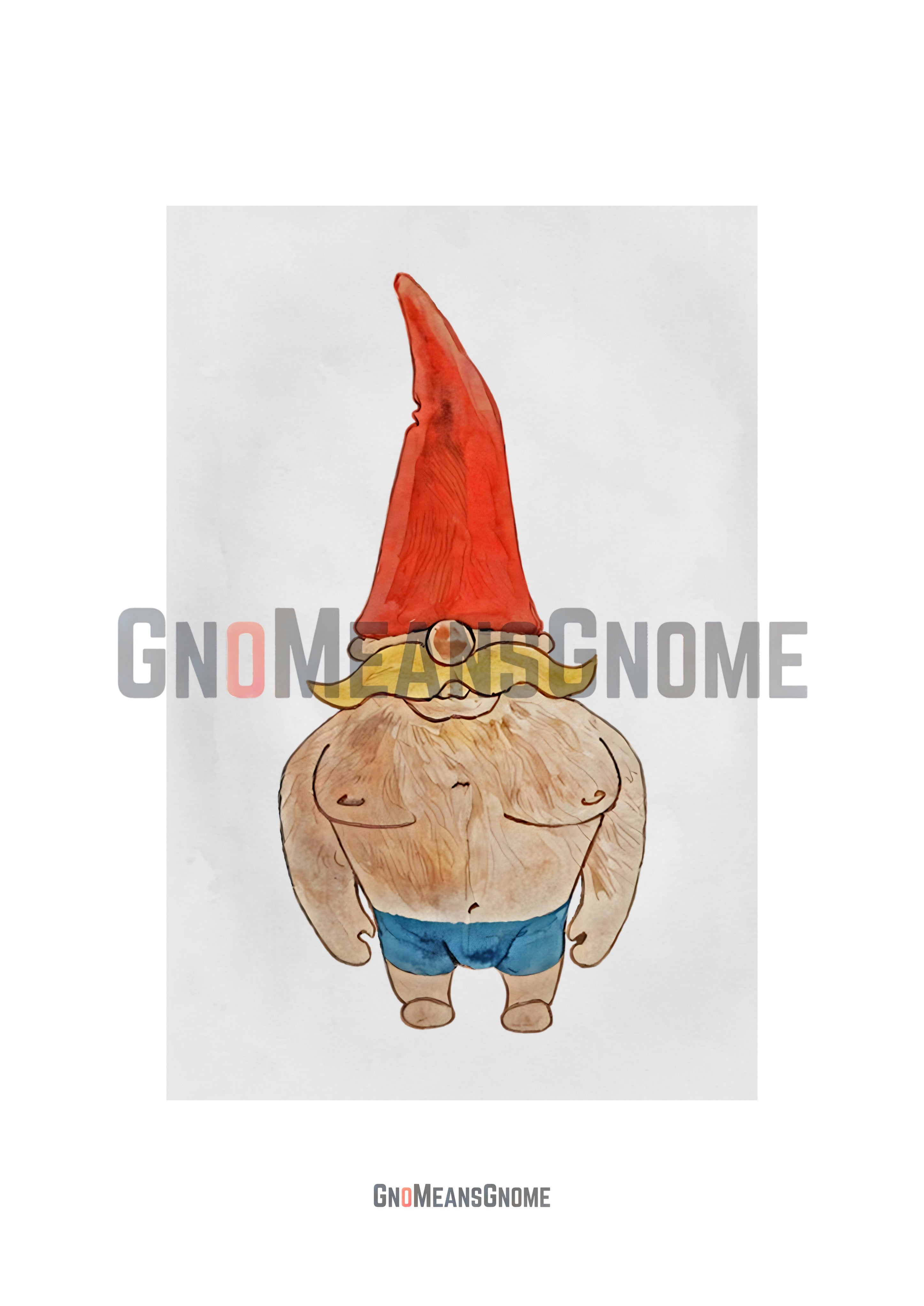 The Buff Gnome - Digital Art / Print