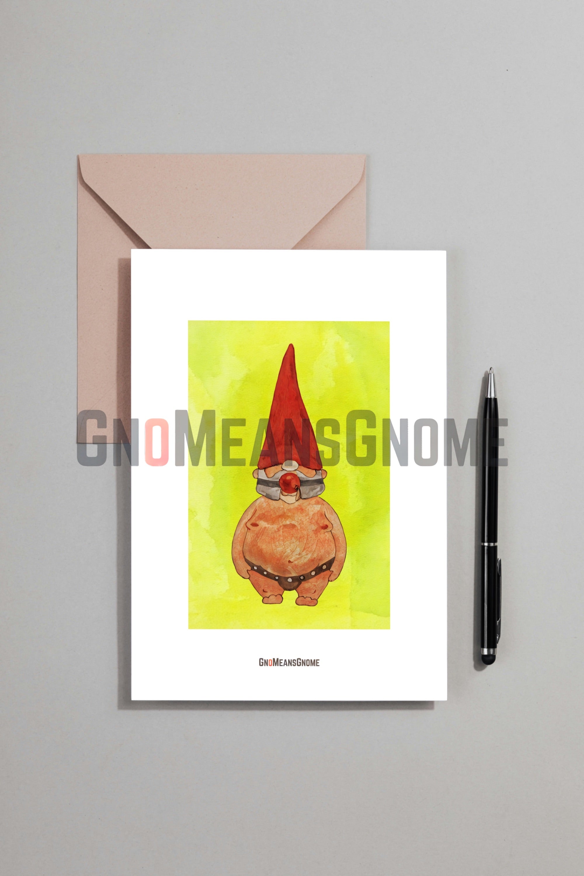 The Gnome With a Gag Ball - Digital Art / Print