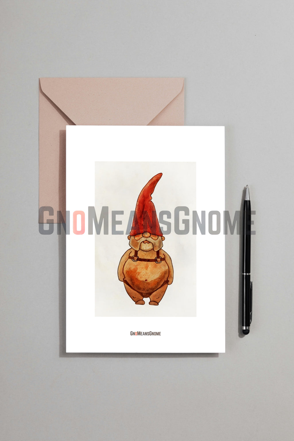 The Gnome In Harness & Thong - Digital Art / Print