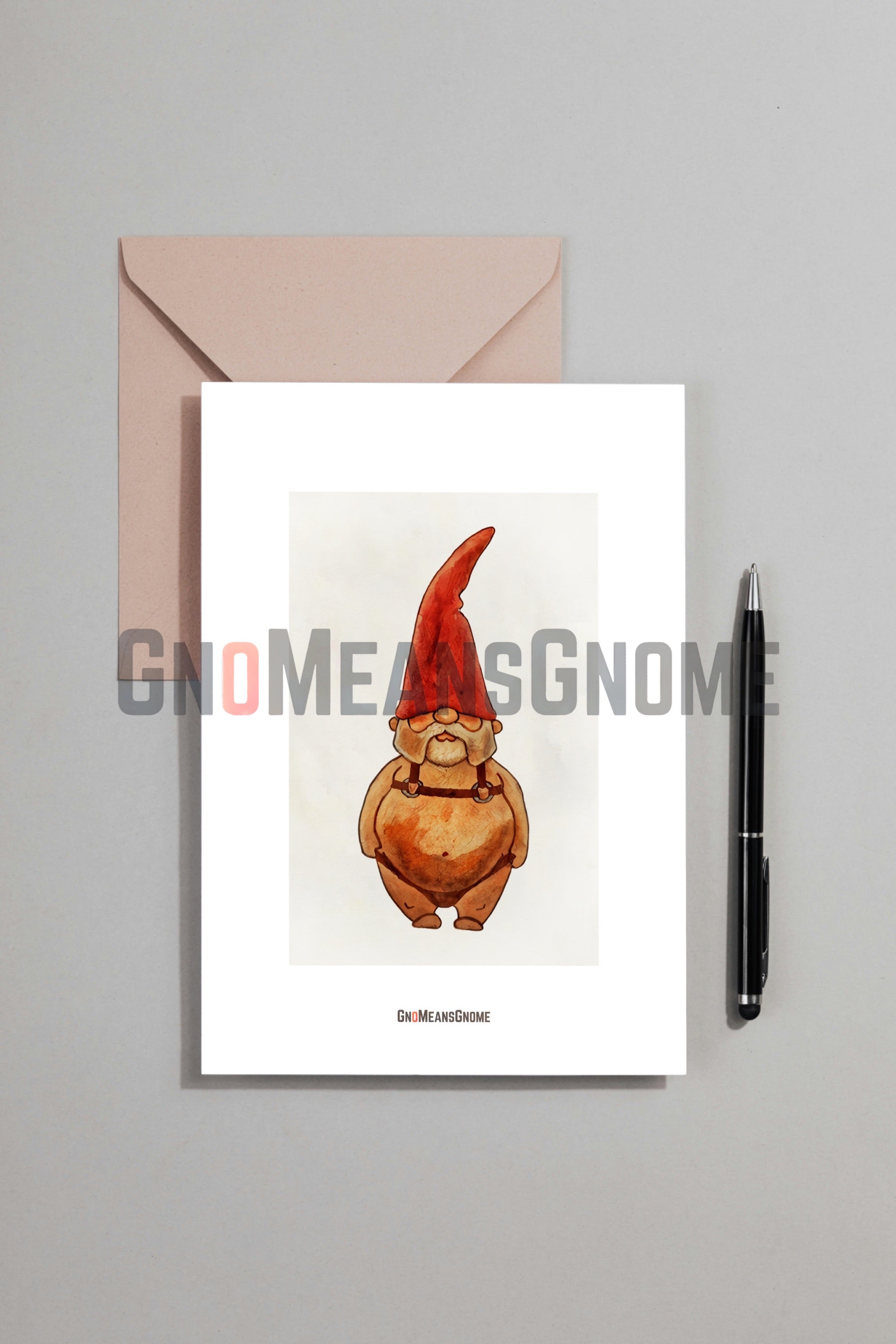 The Gnome In Harness & Thong - Digital Art / Print