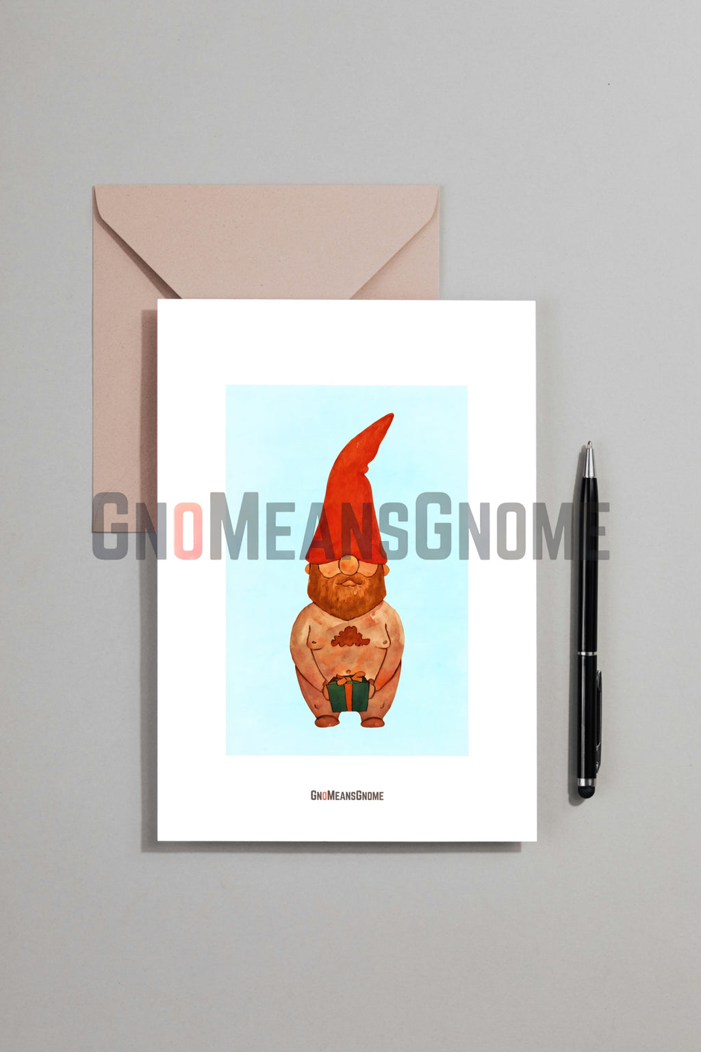 The Gnome With A Present - Digital Art / Print